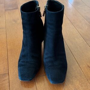 J McLaughlin Tilly Black Suede Boots